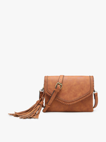 Sloane Suede Whipstitch Crossbody