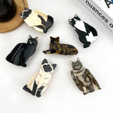 Sitting Kitty Hair Claw Clip
