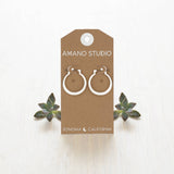Small Maria Hoop Earrings (gold, silver)