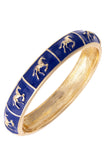 Horsin Around Sculpted Enamel Hinge Bangle (FIVE COLORS!)