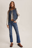 Jillie Denim Braided Vest