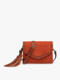 Sloane Suede Whipstitch Crossbody