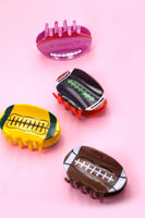 GAME DAY FOOTBALL HAIR CLAW CLIPS