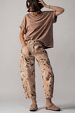 Vintage Rose Print Jeans