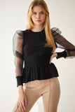 Celina Organza Top