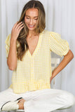 Dorothy Ann Gingham Top (Three Colors!)