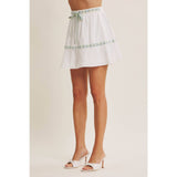Gingham Bow Mini Skirt