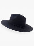 Atlas Faux Suede Fedora – Braided Band Hat