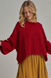 Essential | Oversized Cable Knit Sweater