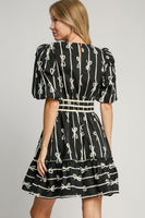 (Website Exclusive) Ribbon Print Dress by Umgee