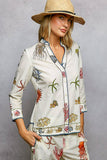 Sea-Inspired Shell Trim Top