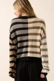 Contrast Striped Sweater