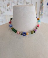 Winona Bright Colorful Beaded Necklace