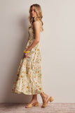 Floral Smocked Midi Dress