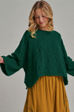 Essential | Oversized Cable Knit Sweater