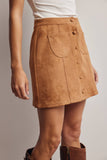 Alayna Suede Mini Skirt
