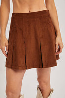 Callie Cordoroy Mini Skort