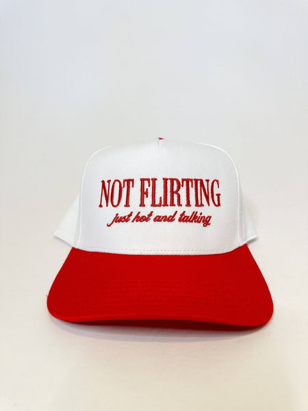 Not Flirting Hat (Red)