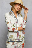 Sea-Inspired Shell Trim Top