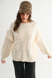 Fringe Cable Sweater