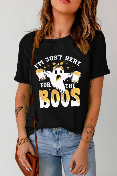 Here For The Boos Graphic T-Shirt (Website Only)