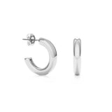 3/4" Basic Hoop Earrings (silver, gold)