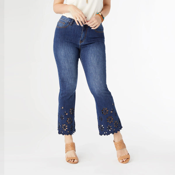 Bambu Eyelet Detail Jeans