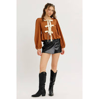 Barcelona Top (Caramel or Cream)