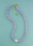 Dew Drop Mother of Pearl Beaded Necklace