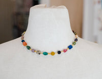 Mariposa Jewel Tone Beaded Necklace