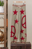 Peace & Stars Cozy Knit Pants
