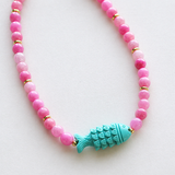 Essie Fish Beaded Necklace