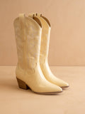 The Amaya | Butter Yellow Classic Western Boot