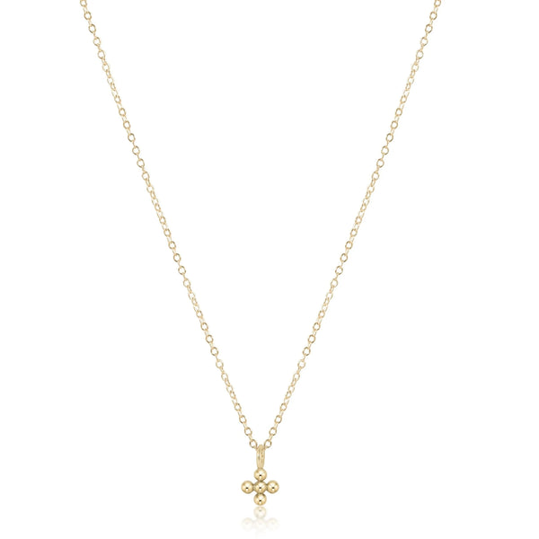 enewton | Beaded Signature Cross Charm Necklace