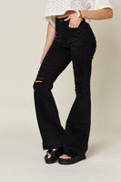 Judy Blue Distressed Flare Jeans (Website Exclusive)