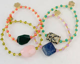 Jill Gemstone Stretchable Bracelets