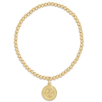 enewton | Blessing Disc 14K Bead Bracelet