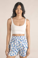 In Bloom Floral Cotton Shorts