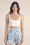 In Bloom Floral Cotton Shorts