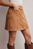 Alayna Suede Mini Skirt