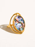 Violette 18K Gold Double-Sided Shell Ring