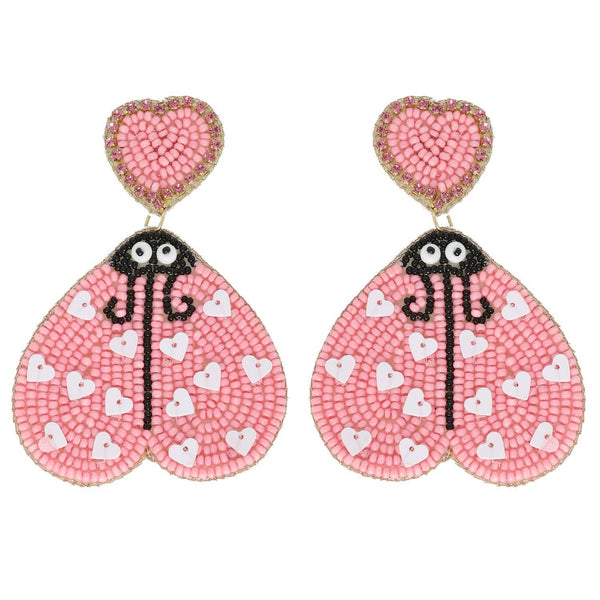 Love Bug Valentines Day Earrings (Final Sale)