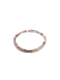 Gemma II Handmade Semiprecious 4mm Gemstone Stretch Bracelet