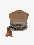 Sloane Suede Whipstitch Crossbody