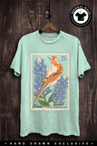 Mockingbird Stamp Graphic Top