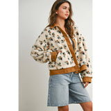 Floral Fleece Jacket