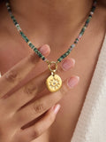 Islay 18K Gold Non-Tarnish Bobo Natural Stone Necklace