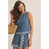 Visual Interest Mini Skirt
