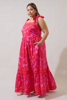 Rency Plus Sized Floral Maxi Dress