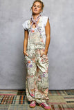 Lace Trimmed Overalls
